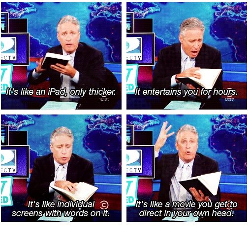 Jon Stewart on books
